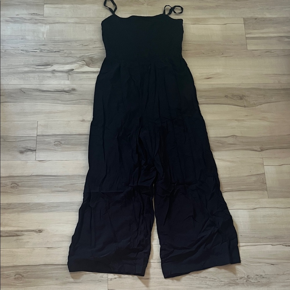 GAP Black Wide-Leg Jumpsuit